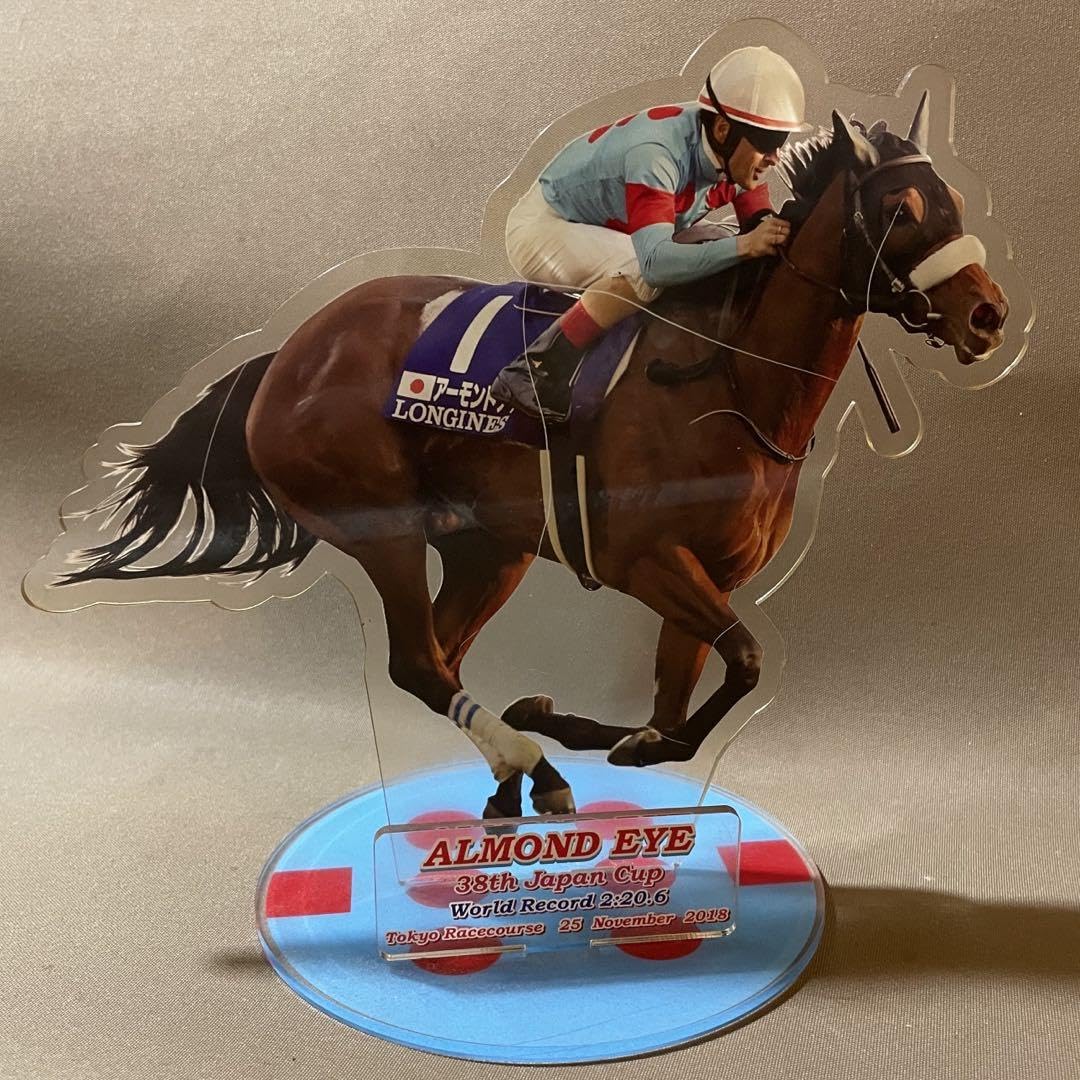 ③◆　競馬　JRA　◆　アーモンドアイ　◆　アクリル　スマホスタンド　◆三冠馬◆ ③◇ 競馬 JRA ◇ アーモンドアイ ◇ アクリル スマホスタンド